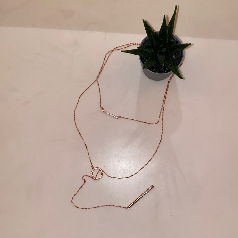 rose gold necklace